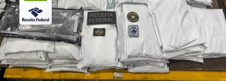 Receita Federal registra o maior conjunto de apreensões de haxixe da história vinda dos EUA — Receita Federal
