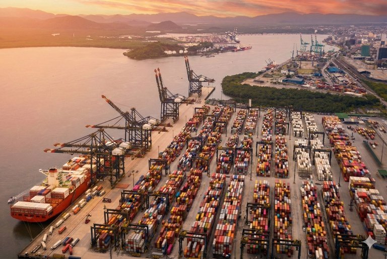 Do campo aos portos: café brasileiro mantém liderança global e movimenta exportações