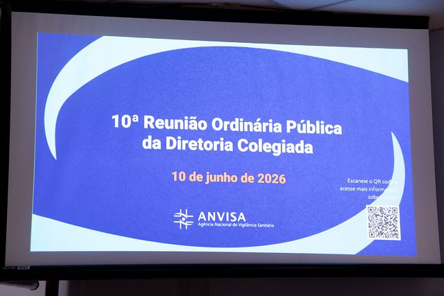 10/06/2026 - 10ª Reunião Ordinária Pública da Diretoria Colegiada