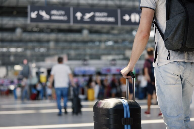 mala, aeroporto