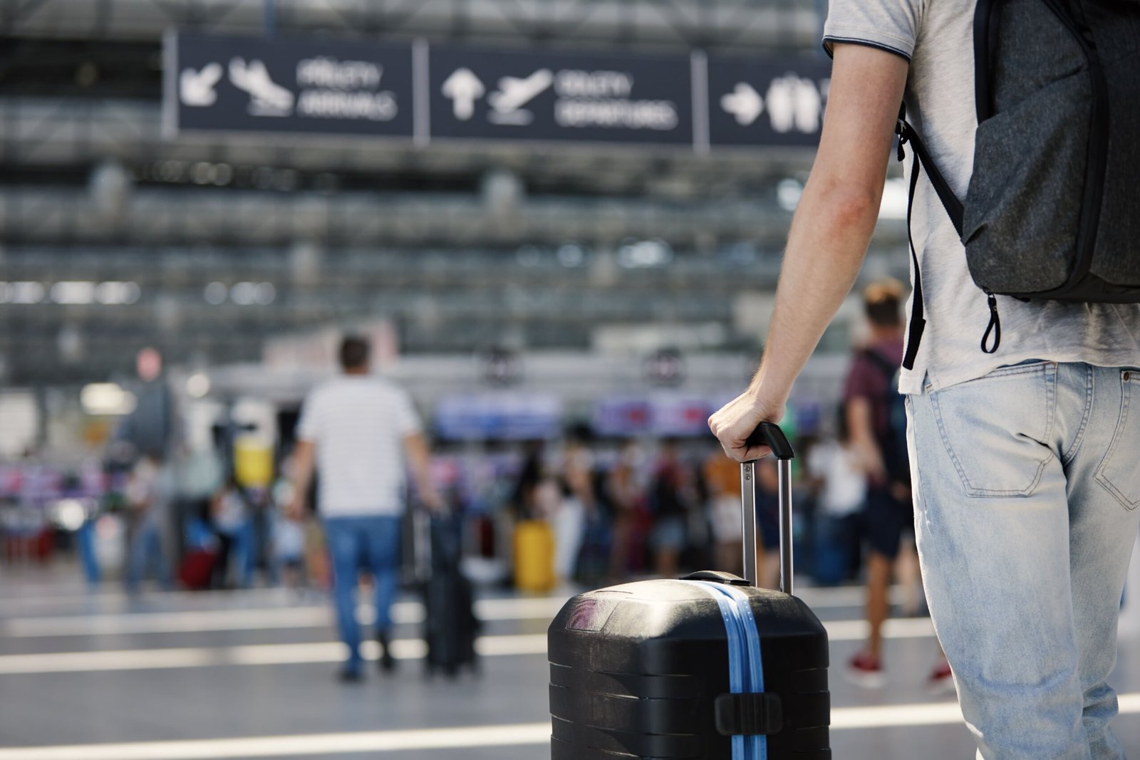 mala, aeroporto